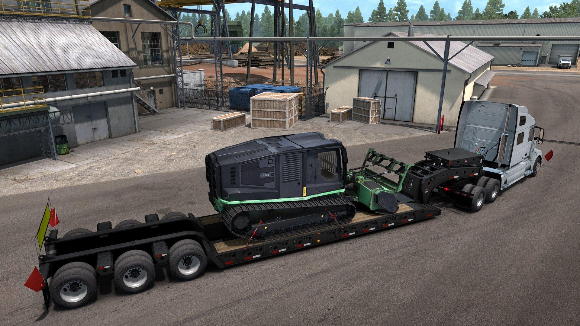 American Truck Simulator - Forest Machinery DLC اوروبي رابط هديه ستيم