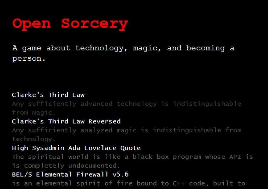 Open Sorcery ستيم كود رقمي