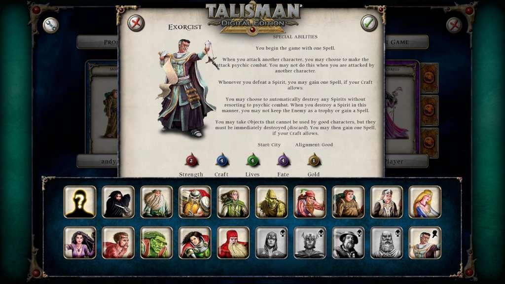 Talisman - Character Pack #1 - Exorcist DLC ستيم كود رقمي