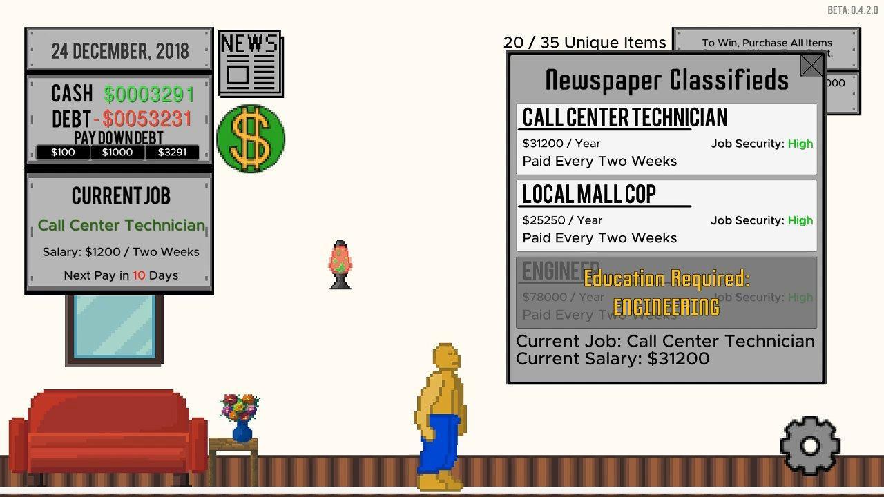 Life And Debt: A Real Life Simulator ستيم كود رقمي