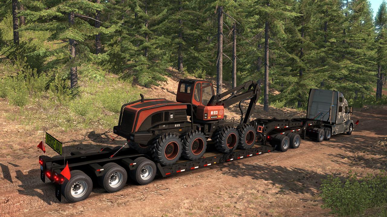 American Truck Simulator - Forest Machinery DLC رابط هديه ستيم