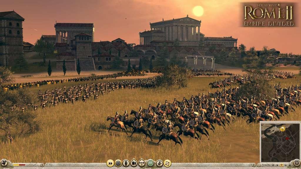Total War: ROME II - Empire Divided اوروبي DLC بي سي ستيم كود رقمي