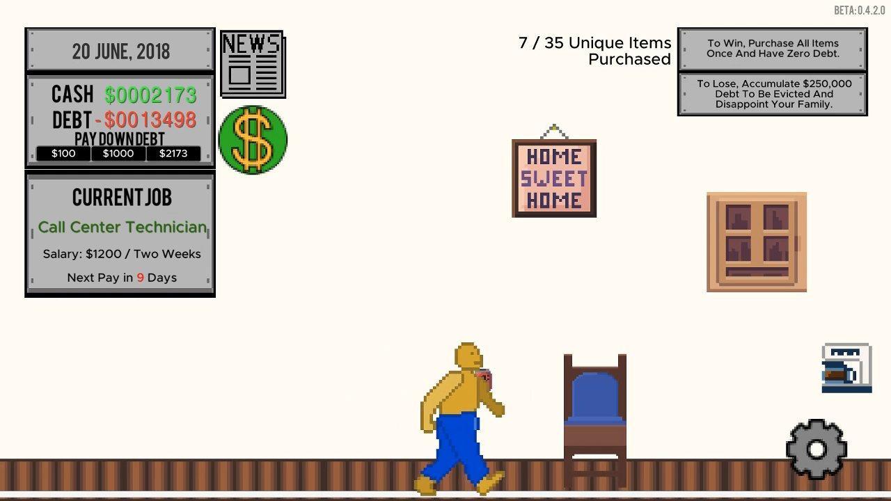 Life And Debt: A Real Life Simulator ستيم كود رقمي