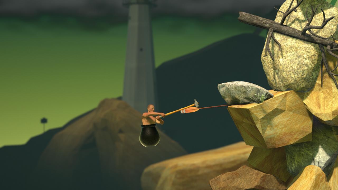 Getting Over It With Bennett Foddy اوروبي رابط هديه ستيم