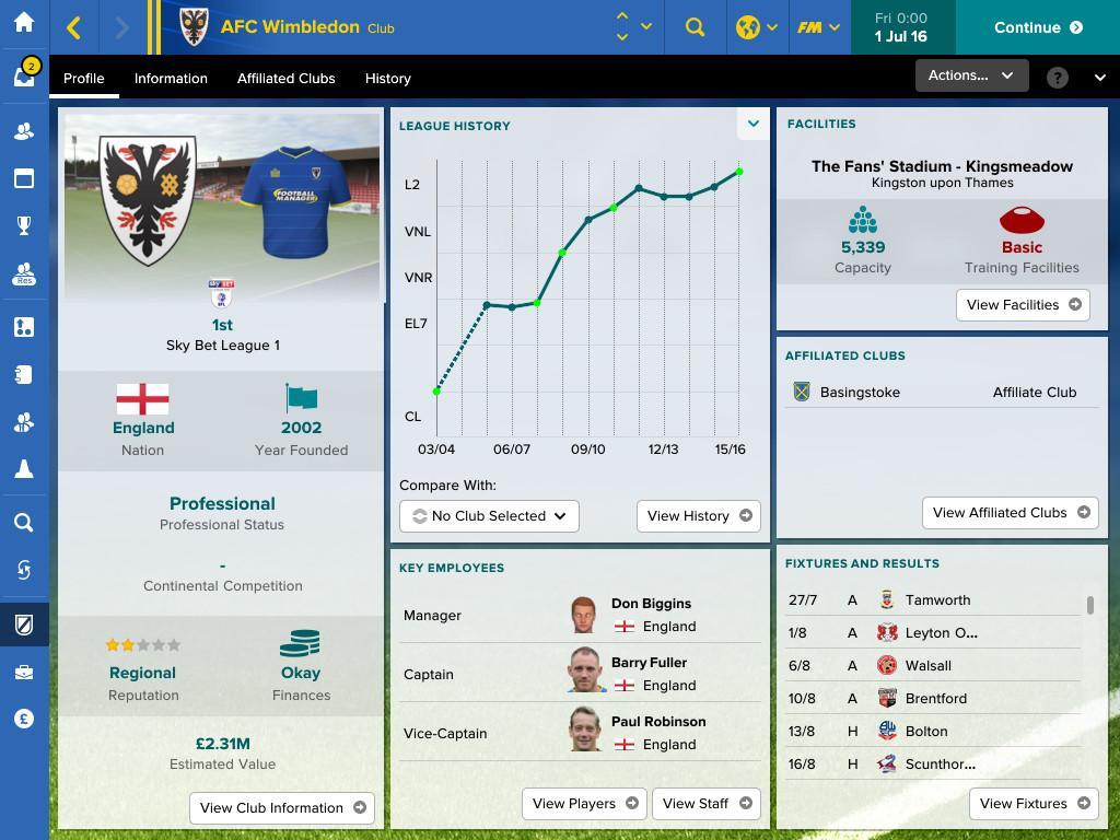 Football Manager Touch 2017 بي سي ستيم كود رقمي
