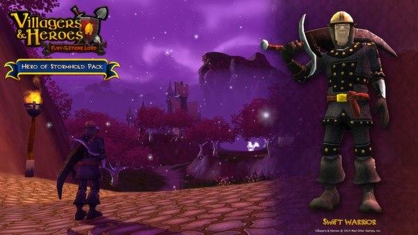 Villagers And Heroes - Hero Of Stormhold Pack DLC ستيم هدية