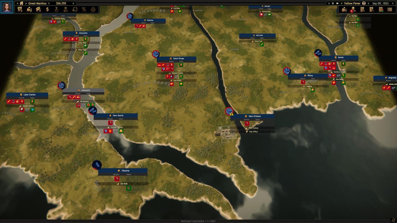 Railroad Corporation - Yellow Fever DLC ستيم كود رقمي