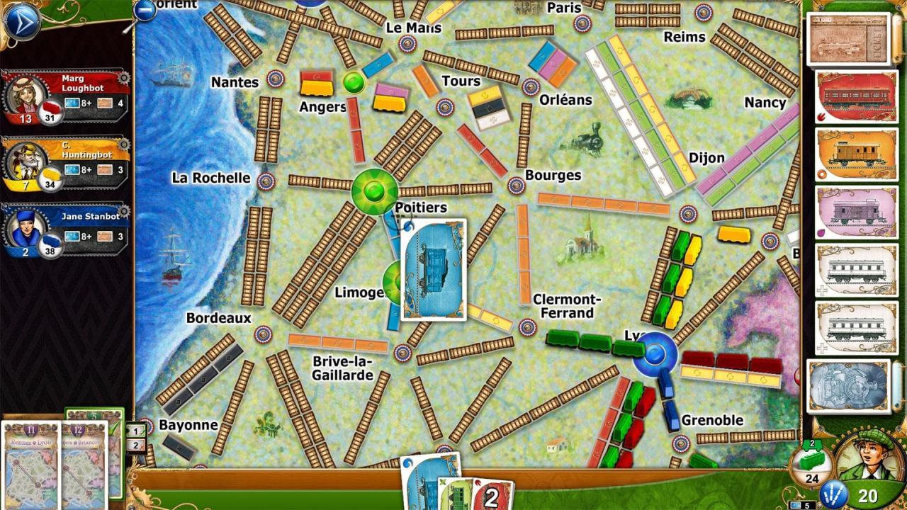 Ticket To Ride: Classic اصدار - France DLC اوروبي ستيم كود رقمي