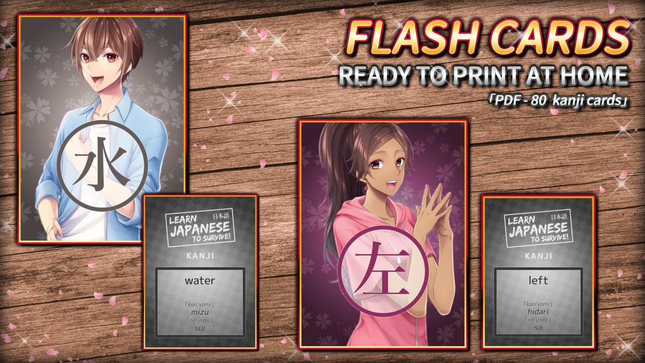 Learn اليابانية To Survive! Kanji Combat - Flash Cards DLC ستيم كود رقمي