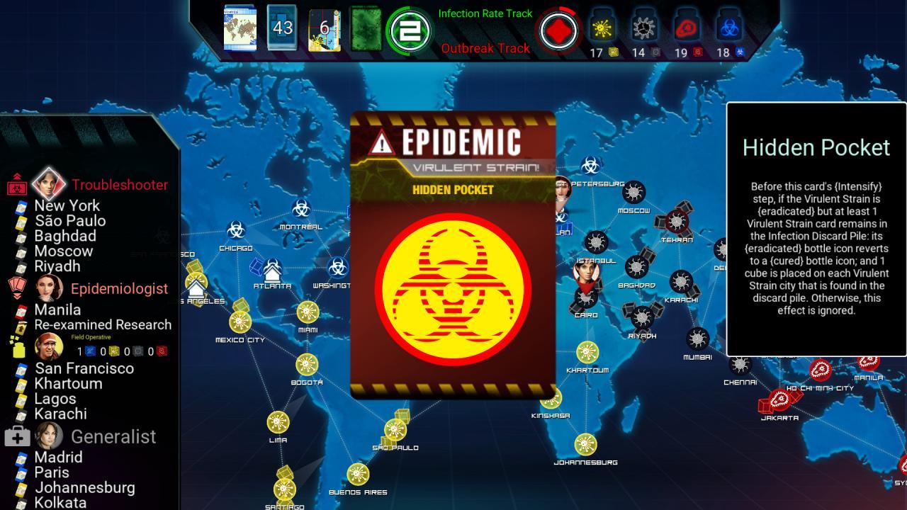 Pandemic: On The Brink - Virulent Strain DLC ستيم كود رقمي