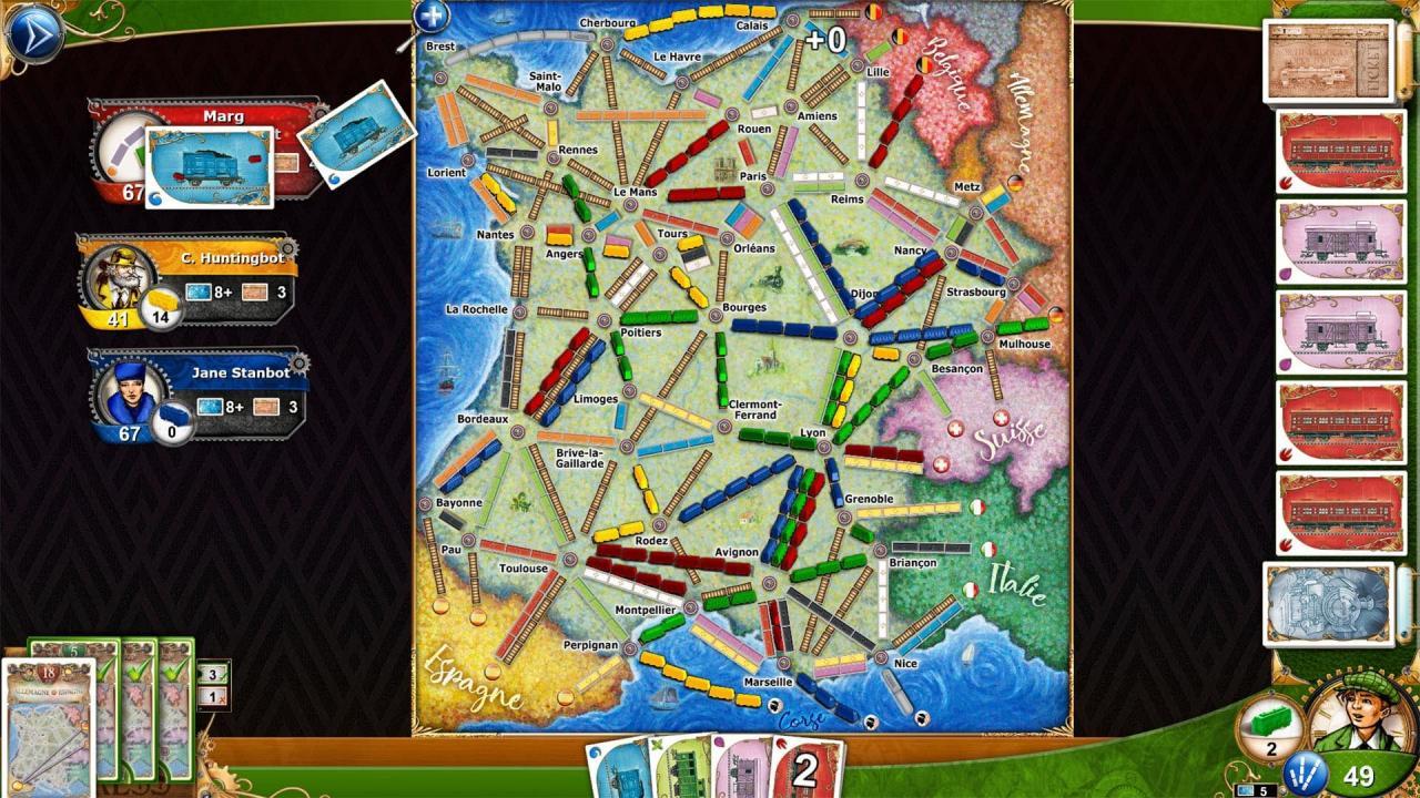 Ticket To Ride: Classic اصدار - France DLC اوروبي ستيم كود رقمي