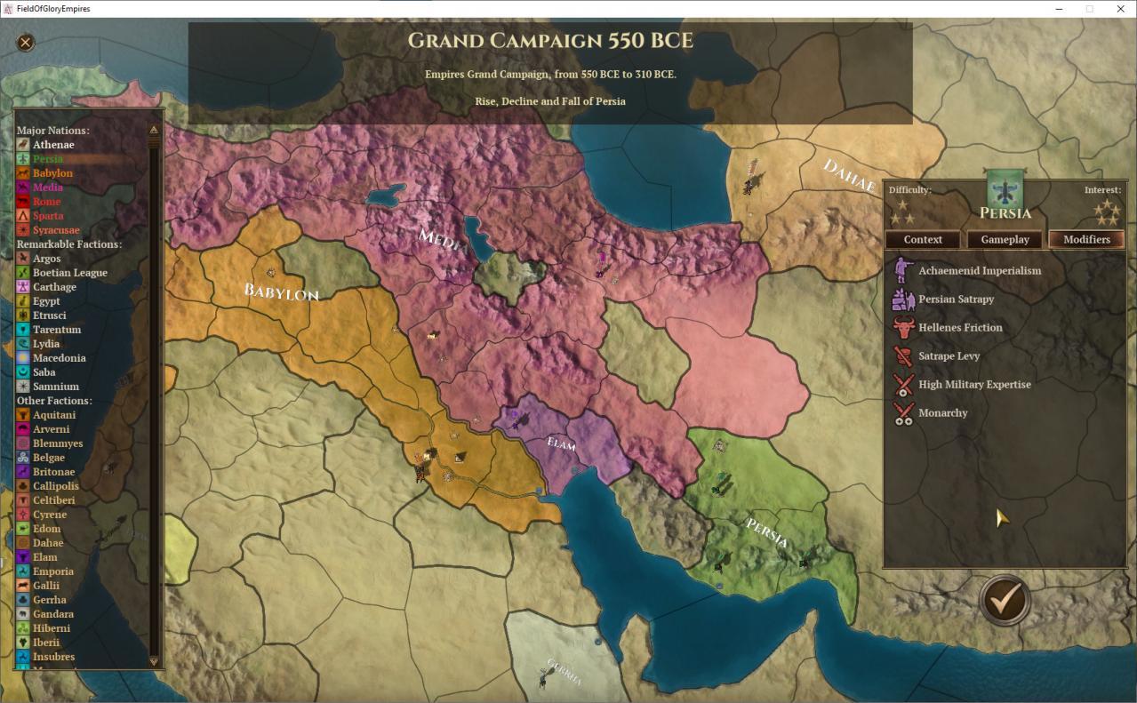 Field Of Glory: Empires - Persia 550 - 330 BCE DLC ستيم كود رقمي