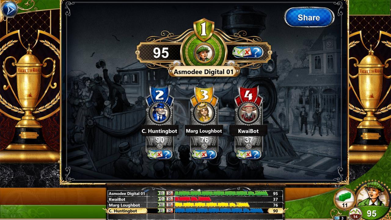 Ticket To Ride: Classic اصدار - Legendary Asia DLC اوروبي ستيم كود رقمي