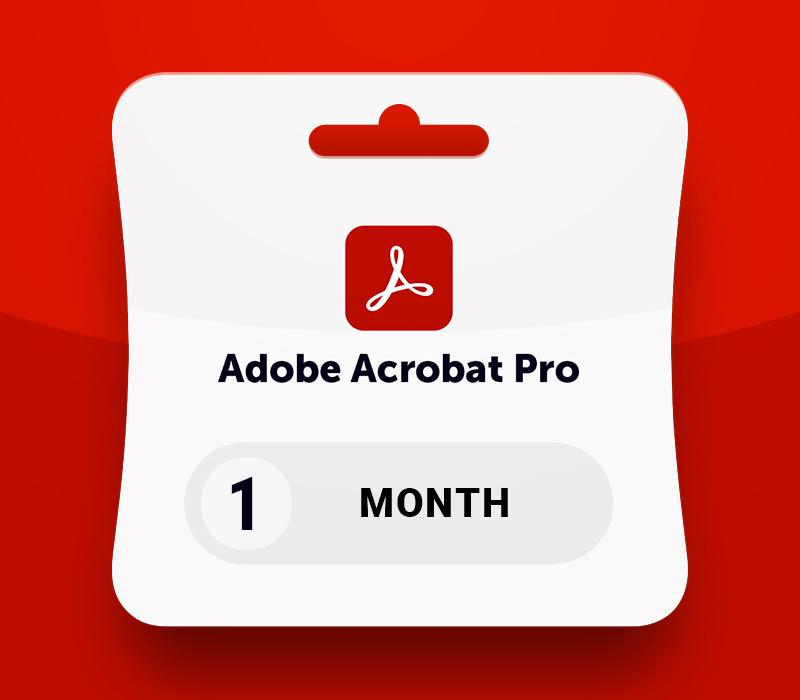 Adobe Acrobat Pro - 1 شهر اشتراك مفتاح