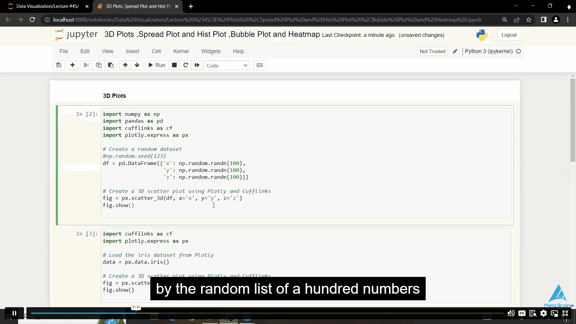 Python Masterclass For Data Visualization Skills John Academy كود