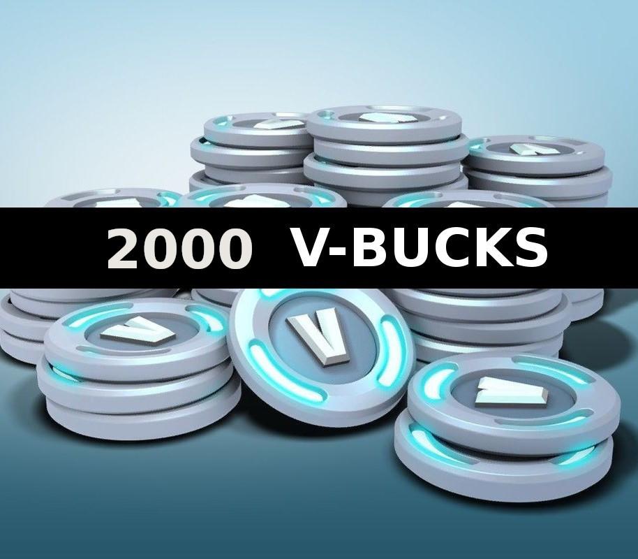 Fortnite - 2000 V-Bucks بي سي ايبك قيمز حساب