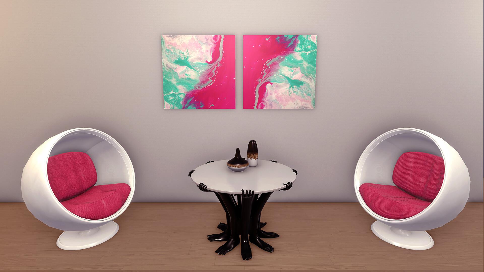 House Flipper - Pop Art Furniture Pack DLC اوروبي بي سي ستيم كود رقمي