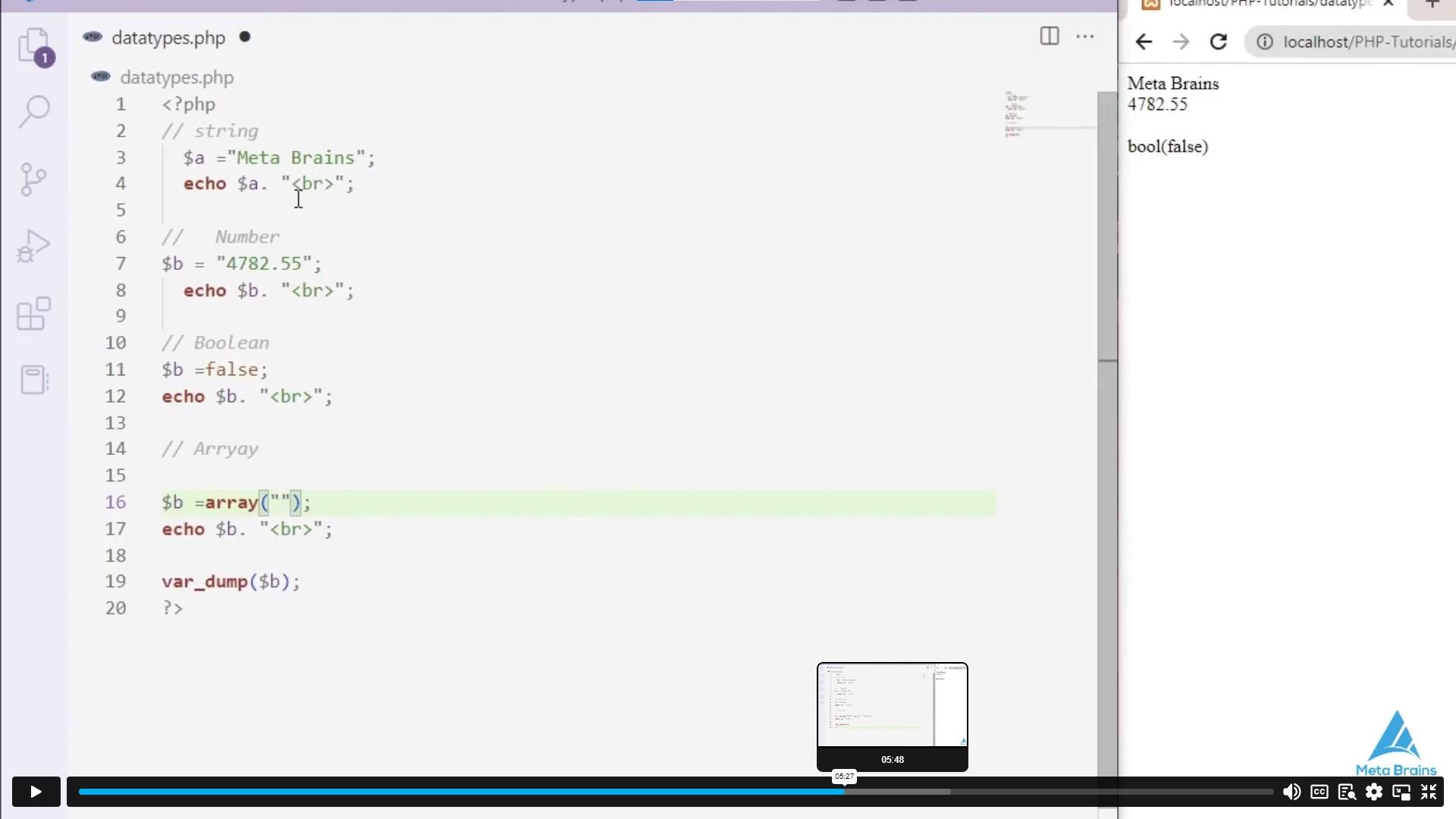 PHP Essentials: Deep Dive Into The Principles Of PHP Alpha Academy كود