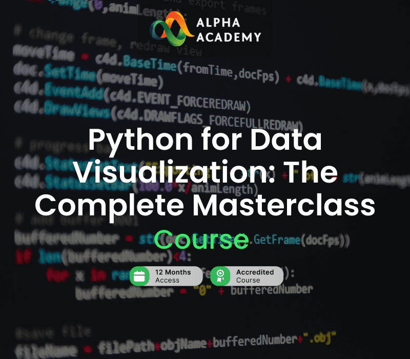 Python For Data Visualization: The Complete Masterclass Alpha Academy كود