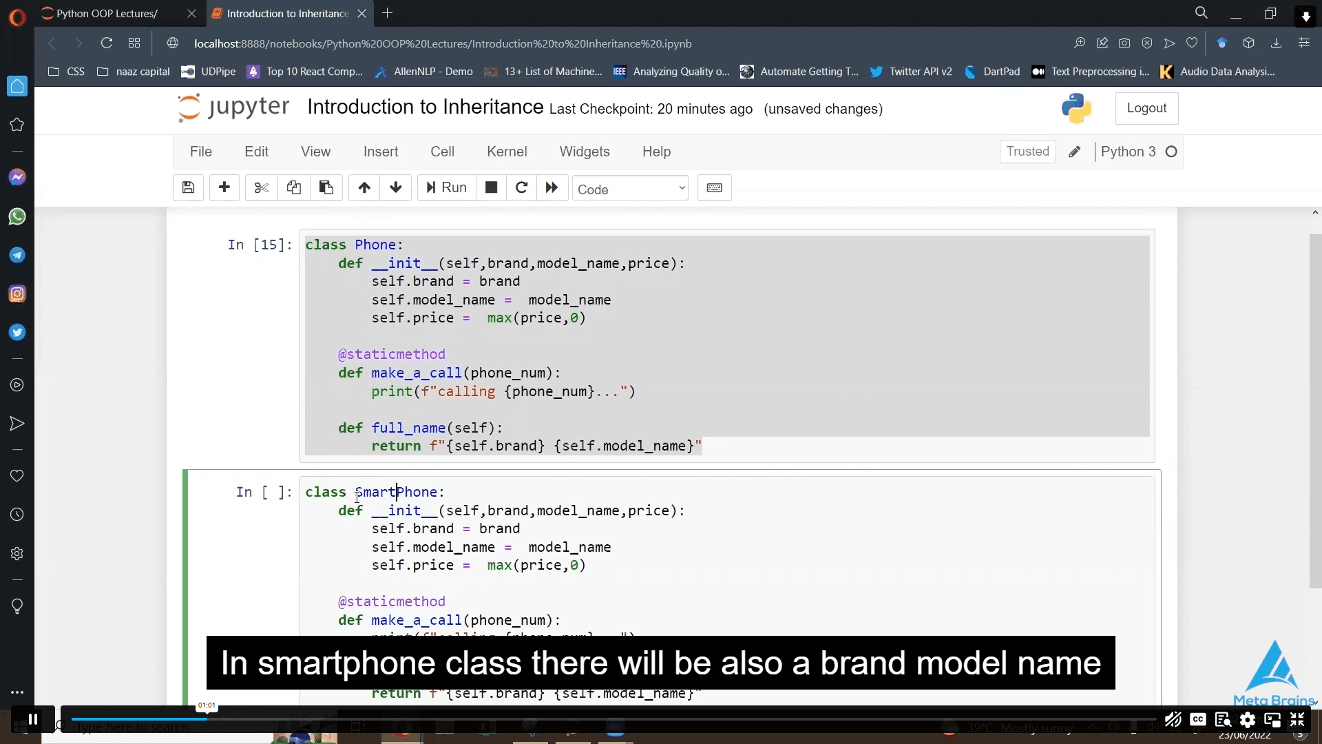 Python For OOP: Master Object-Oriented Programming In Python John Academy كود