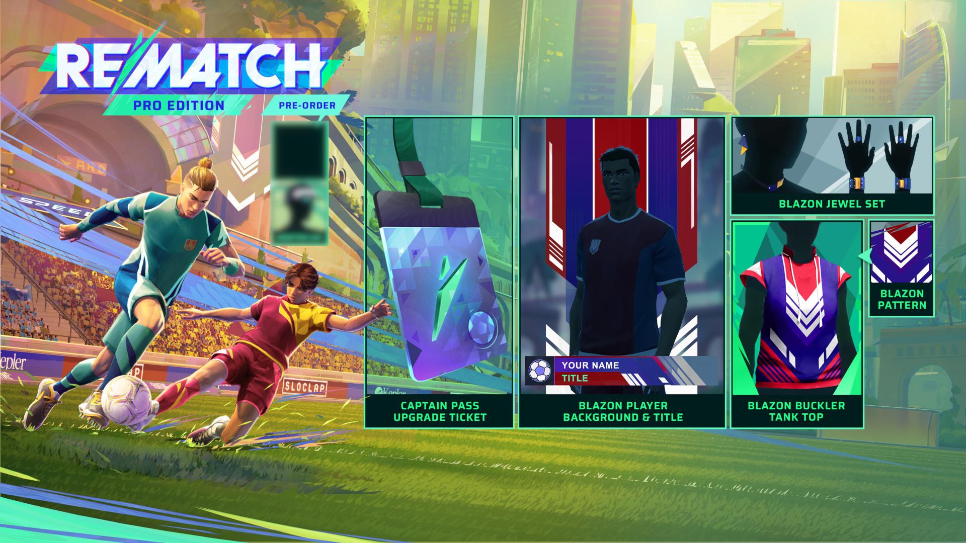 REMATCH Pro اصدار بي سي ستيم حساب