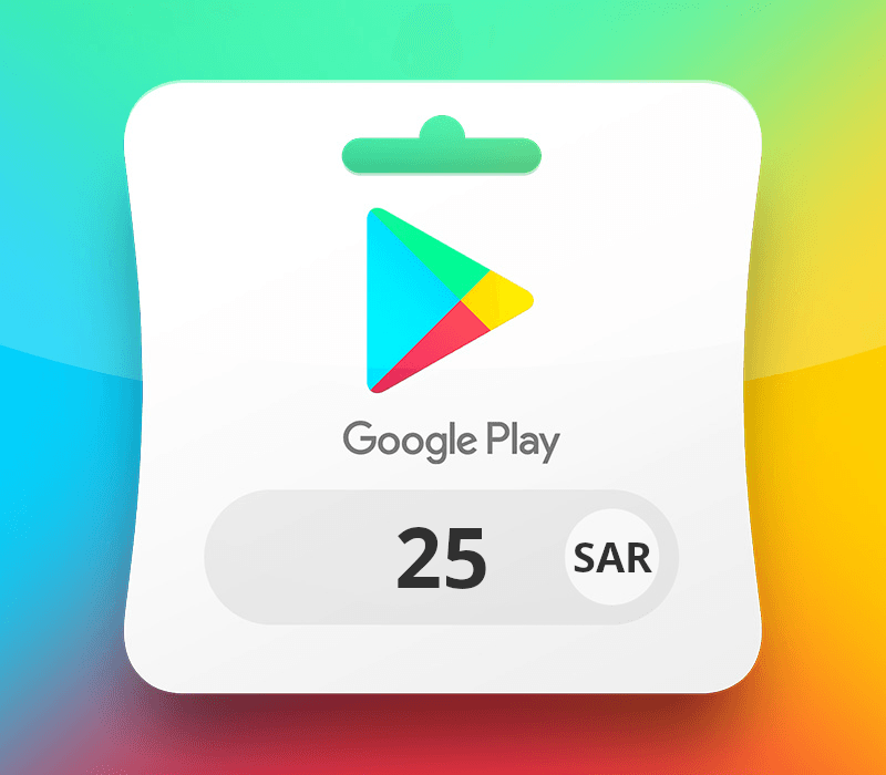 Google Play SAR 25 Gift Card SA