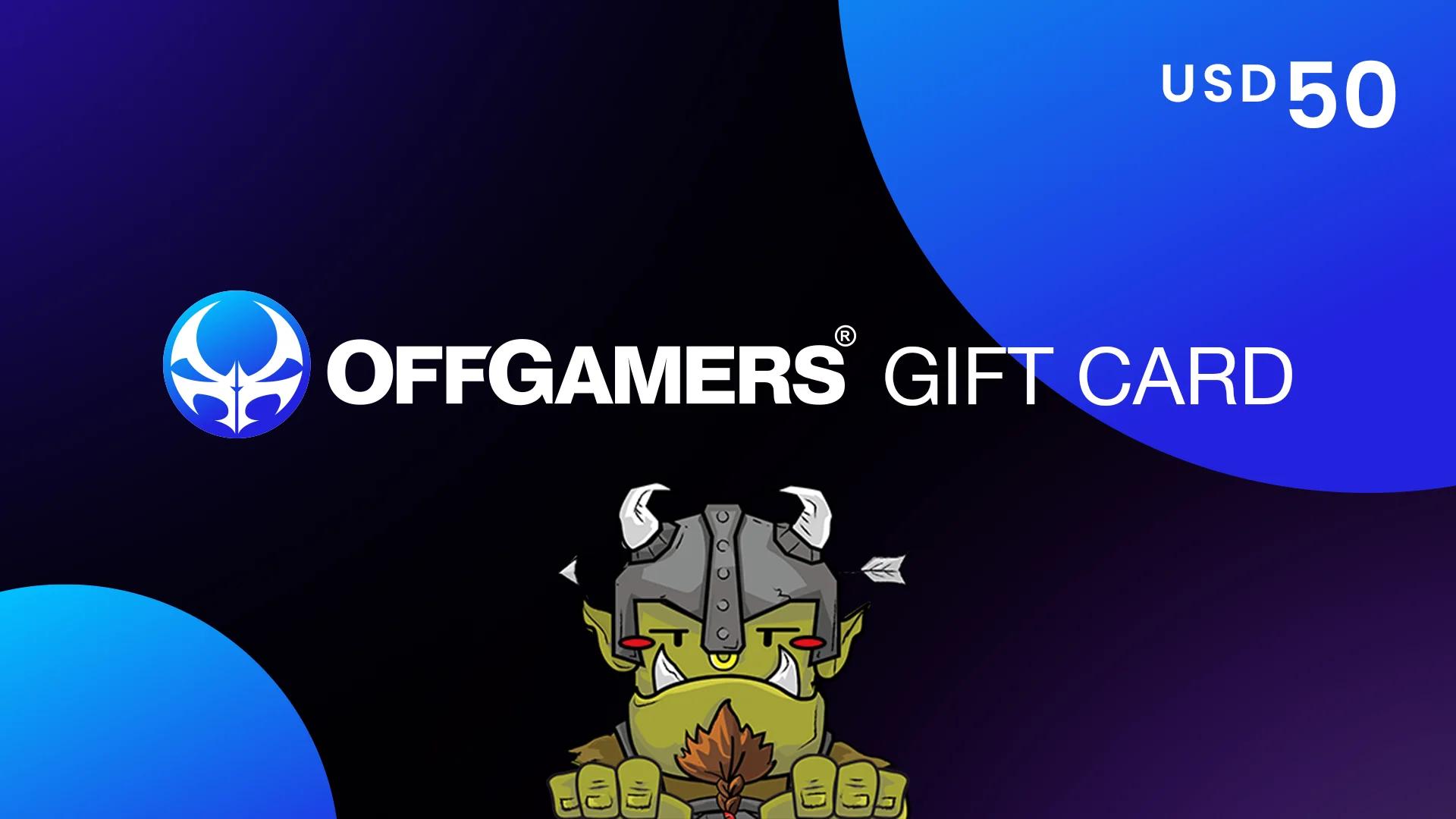 OffGamers USD 50 هدية بطاقة