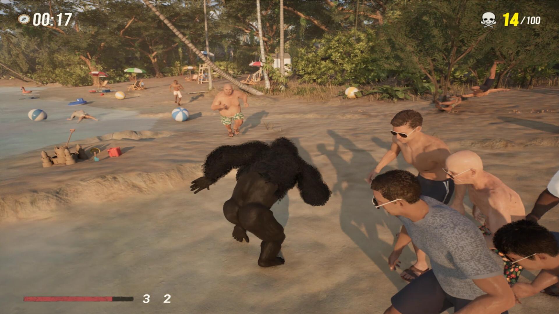 Gorilla Vs 100 Men بي سي ستيم كود رقمي