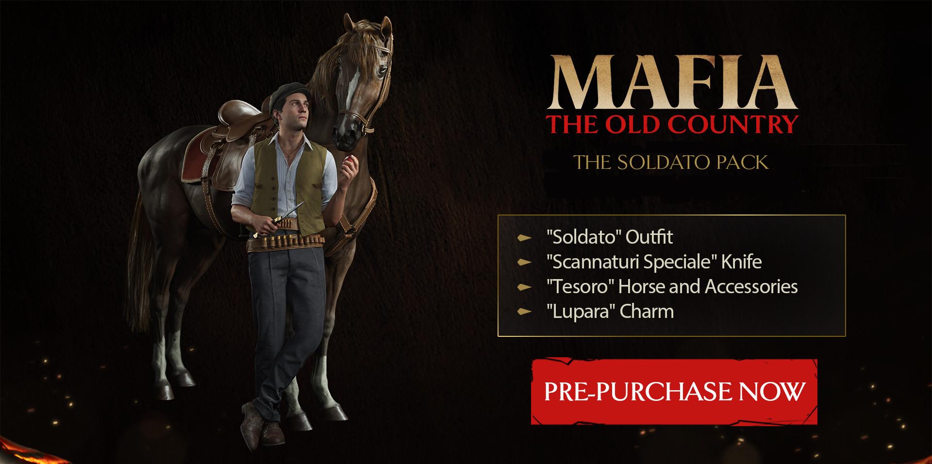 Mafia: The Old Country - طلب مسبق Bonus DLC أمريكا الشمالية بلايستيشن 5 كود رقمي