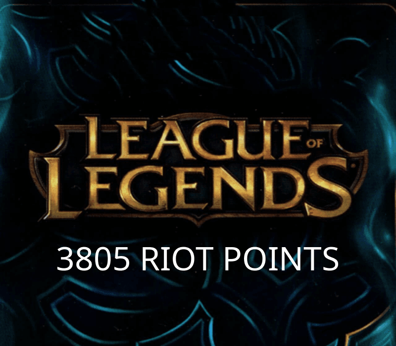 League of Legends 3805 RP Prepaid Card BR