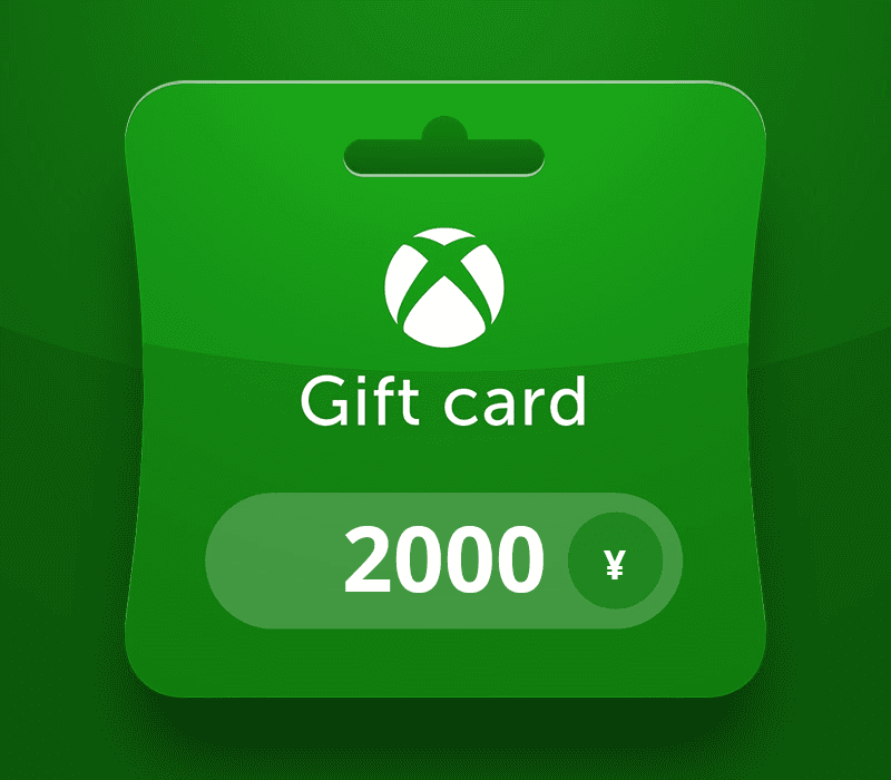 XBOX Live JPY 2000 Prepaid Card JP