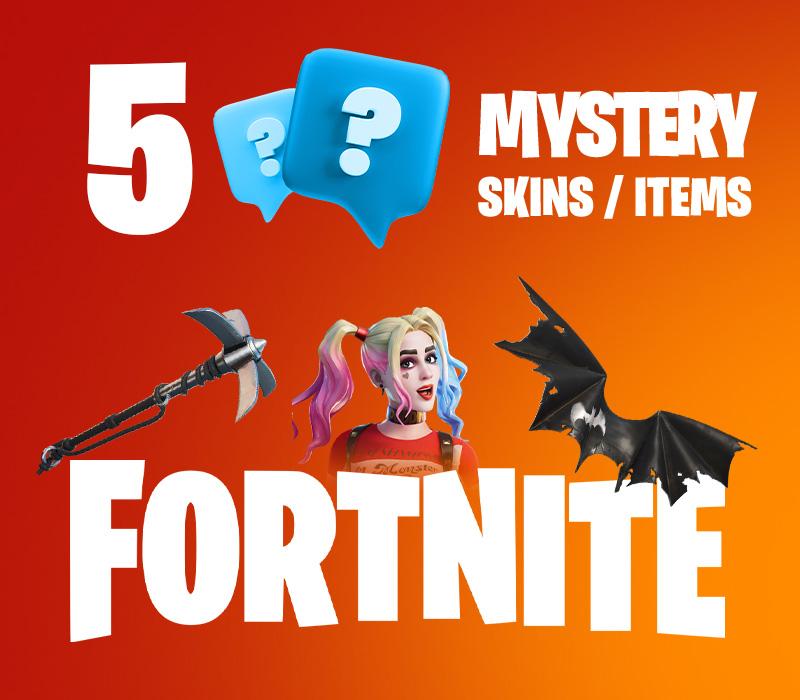 5 Mystery Fortnite Skins / Items بي سي ايبك قيمز كود رقمي