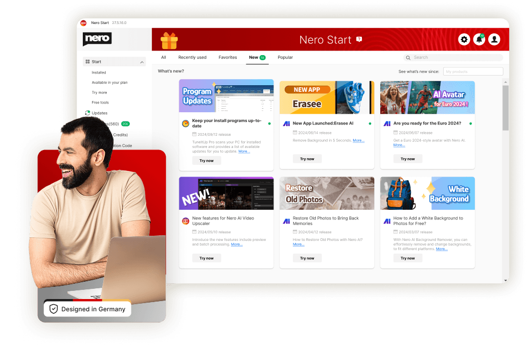 Nero BackItUp 2025 كود رقمي (1 سنه / 1 بي سي)