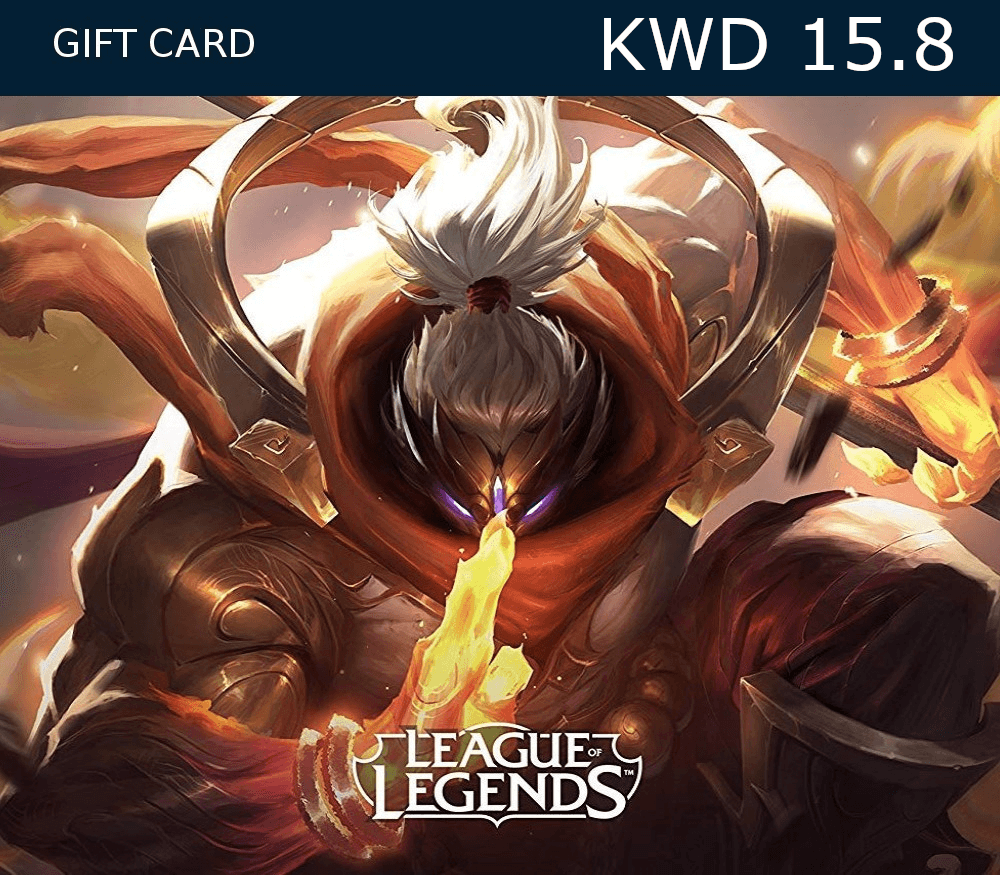 League Of Legends KWD 15.8 Prepaid RP بطاقة KW