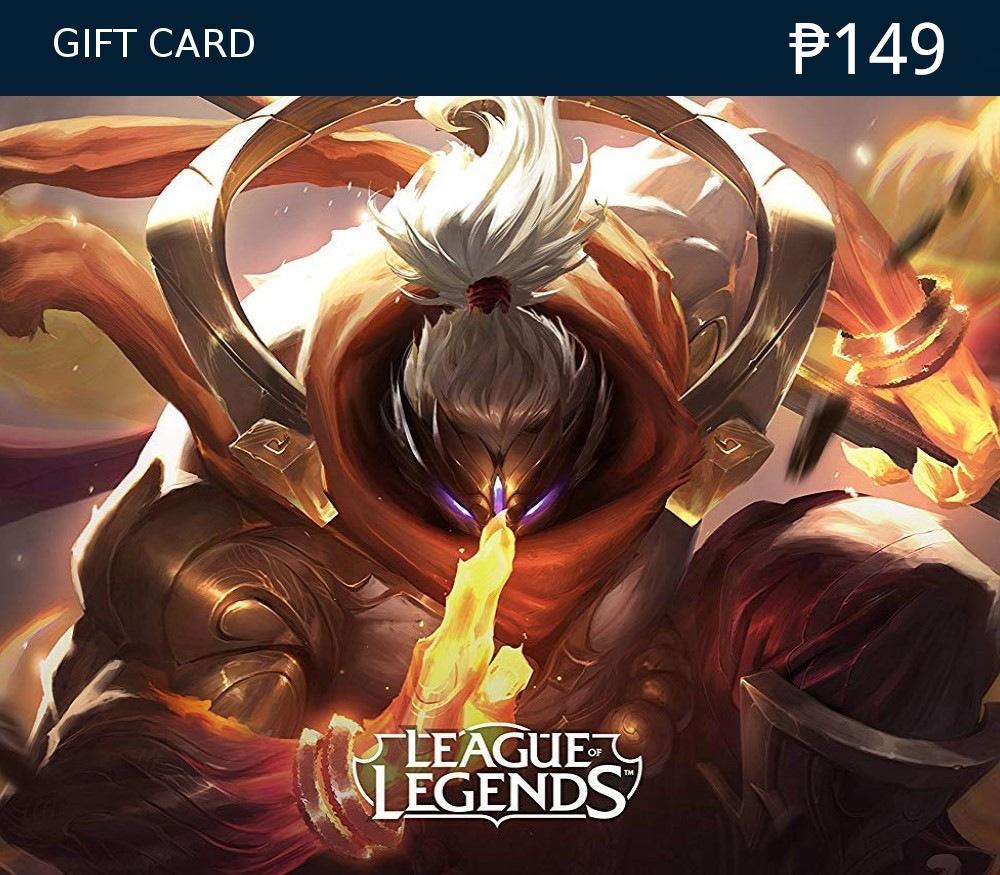 League of Legends PHP 149 Prepaid RP Card PH