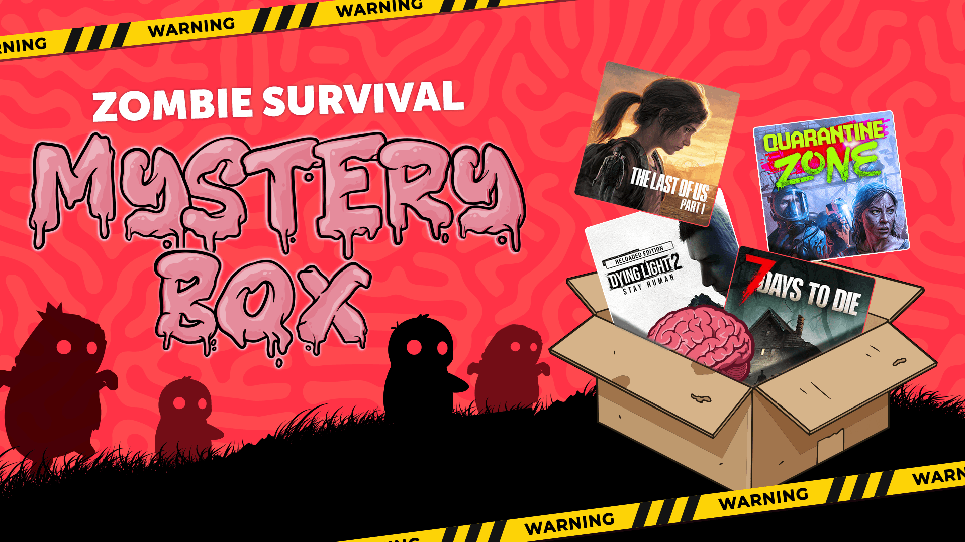 Zombie Survival 1+1 Mystery Box KING'S Drop