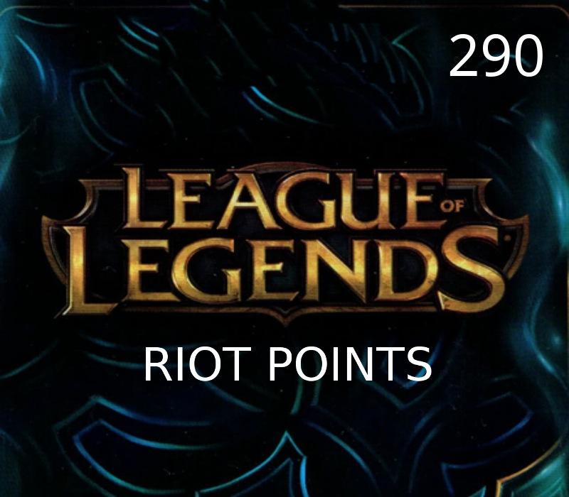 League Of Legends 290 RP Prepaid بطاقة اوروبي