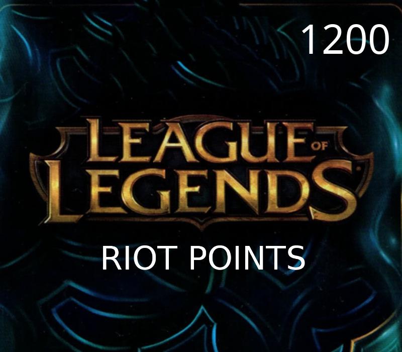 League of Legends 1200 RP Prepaid Card EU