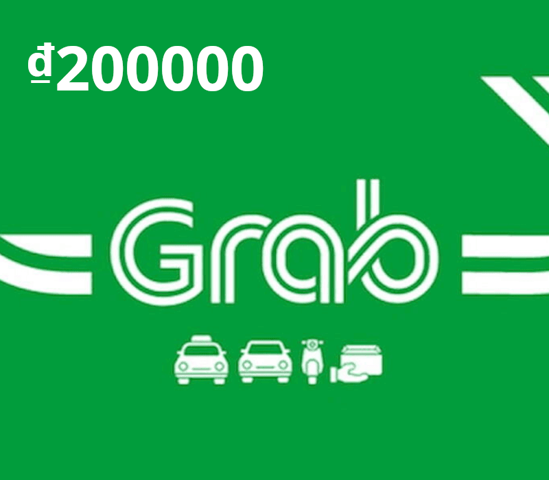 Grab Rides VND 200000 Gift Card VN