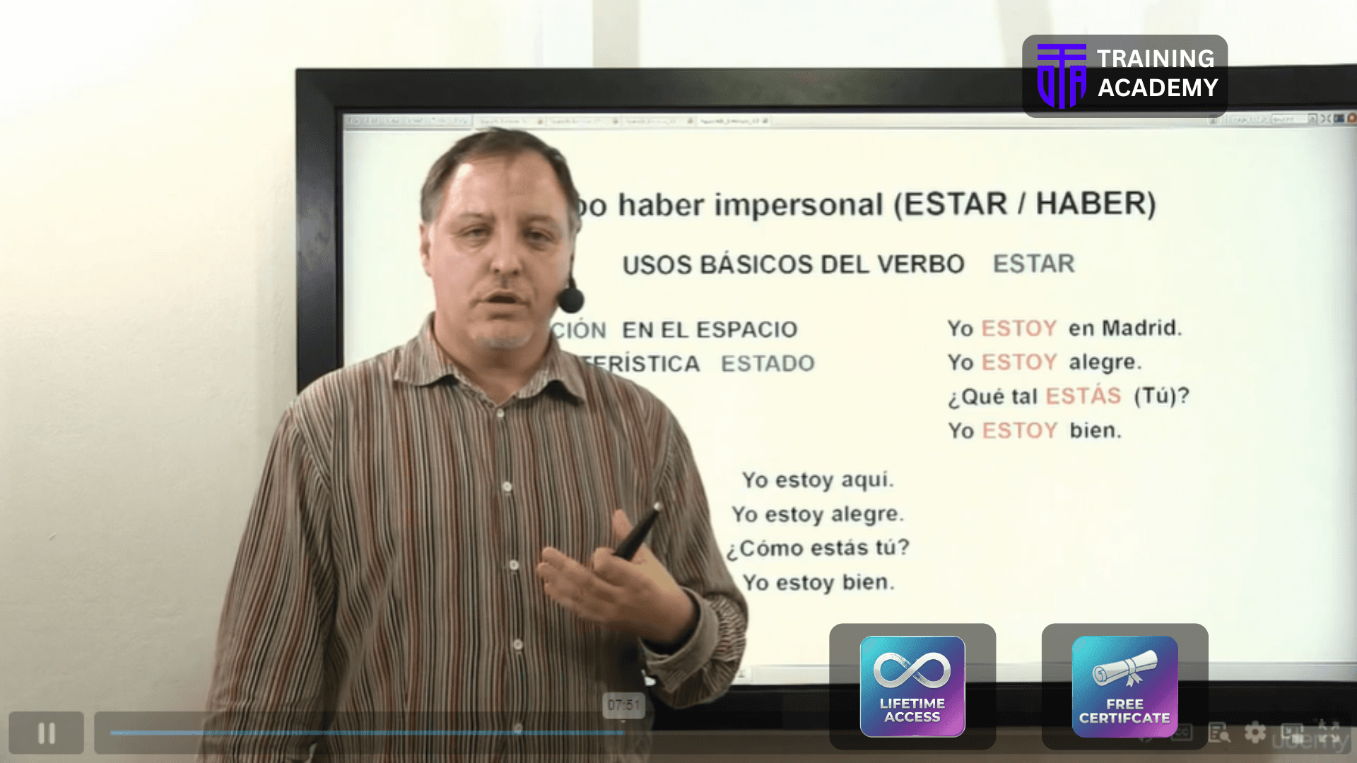 الإسبانية Language Masterclass Course Online Training Academy