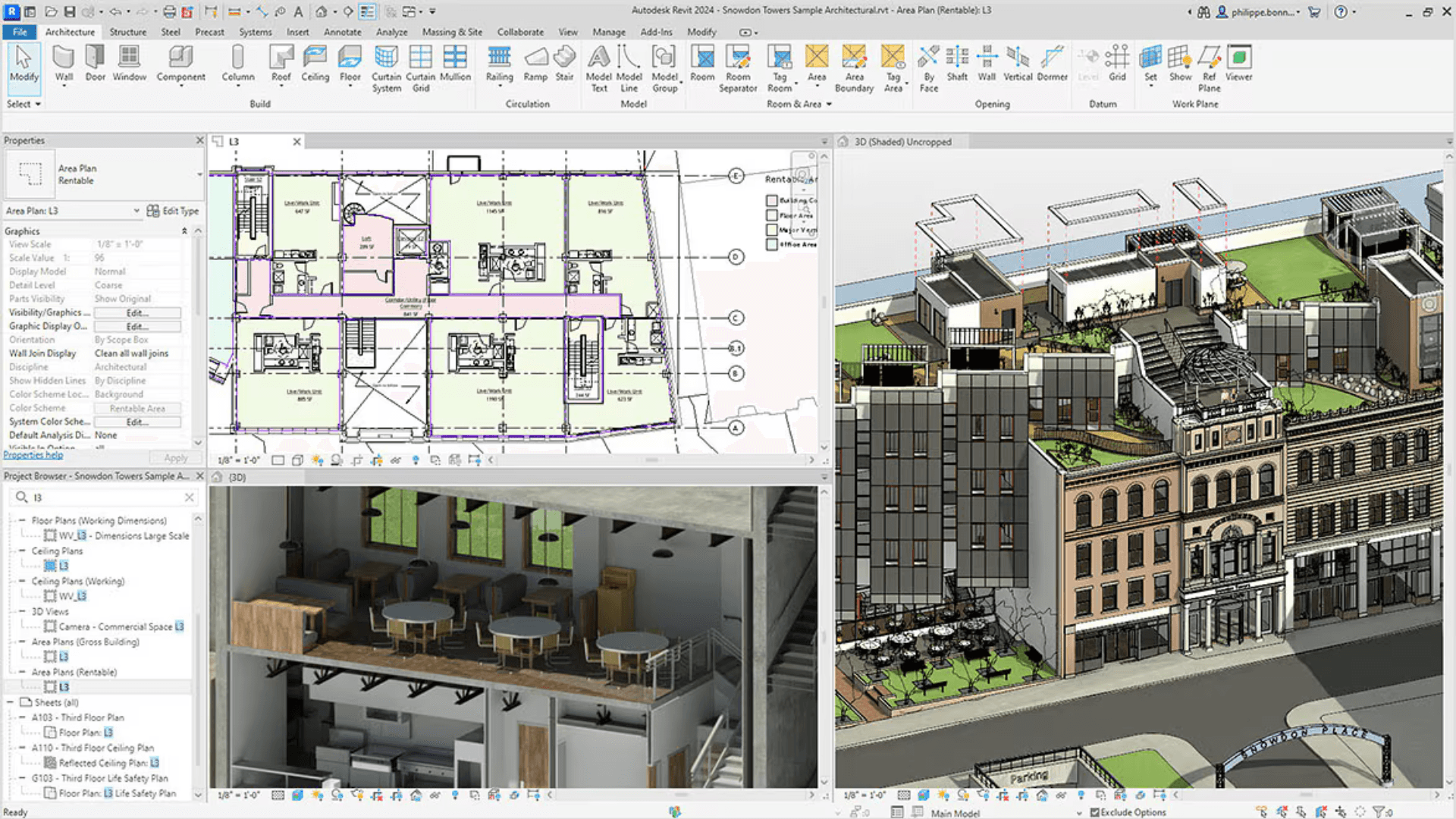 Autodesk Revit 2025 Educational مفتاح (1 سنه / 1 بي سي)