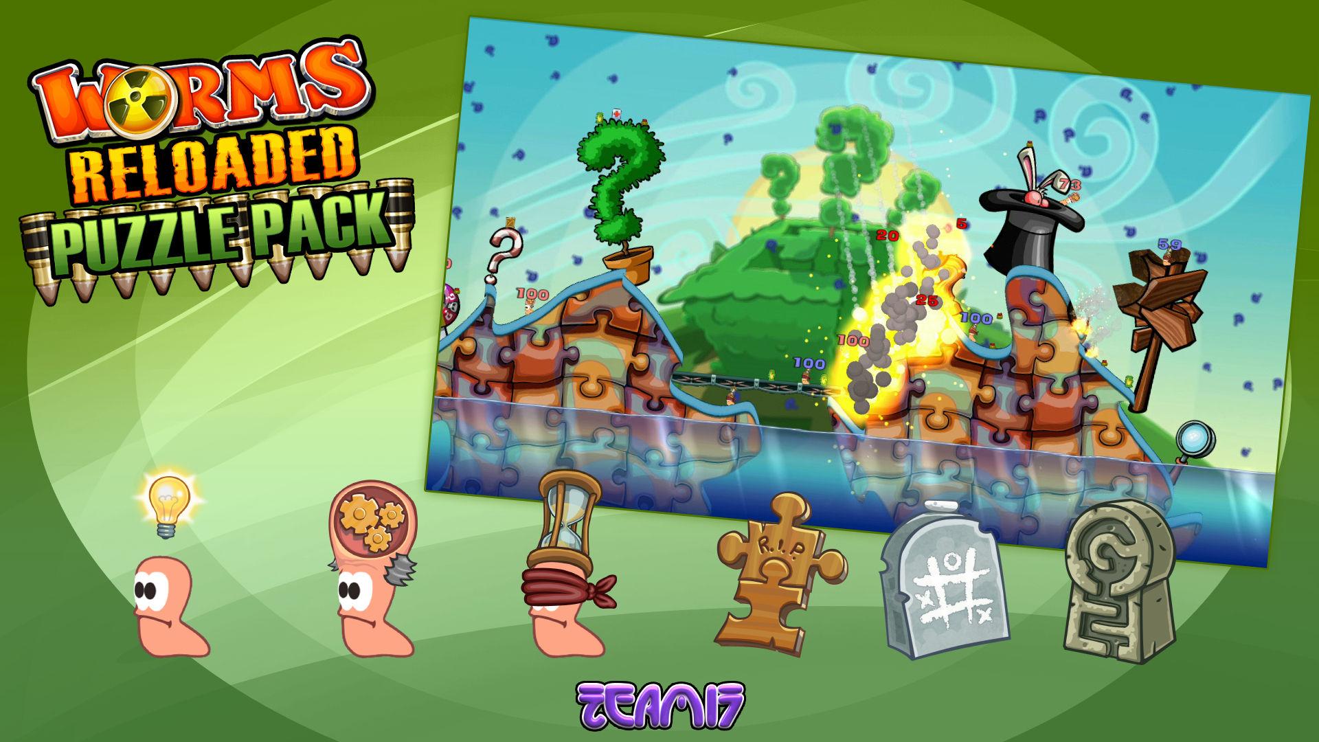 Worms Reloaded - Puzzle Pack DLC بي سي ستيم كود رقمي
