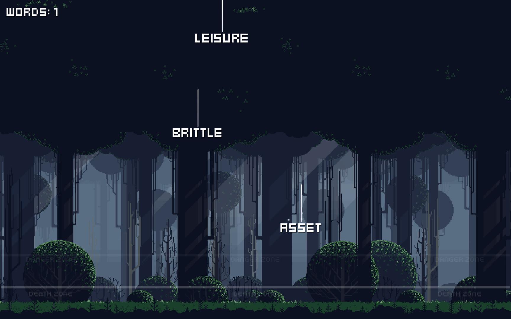 Falling Words ستيم كود رقمي