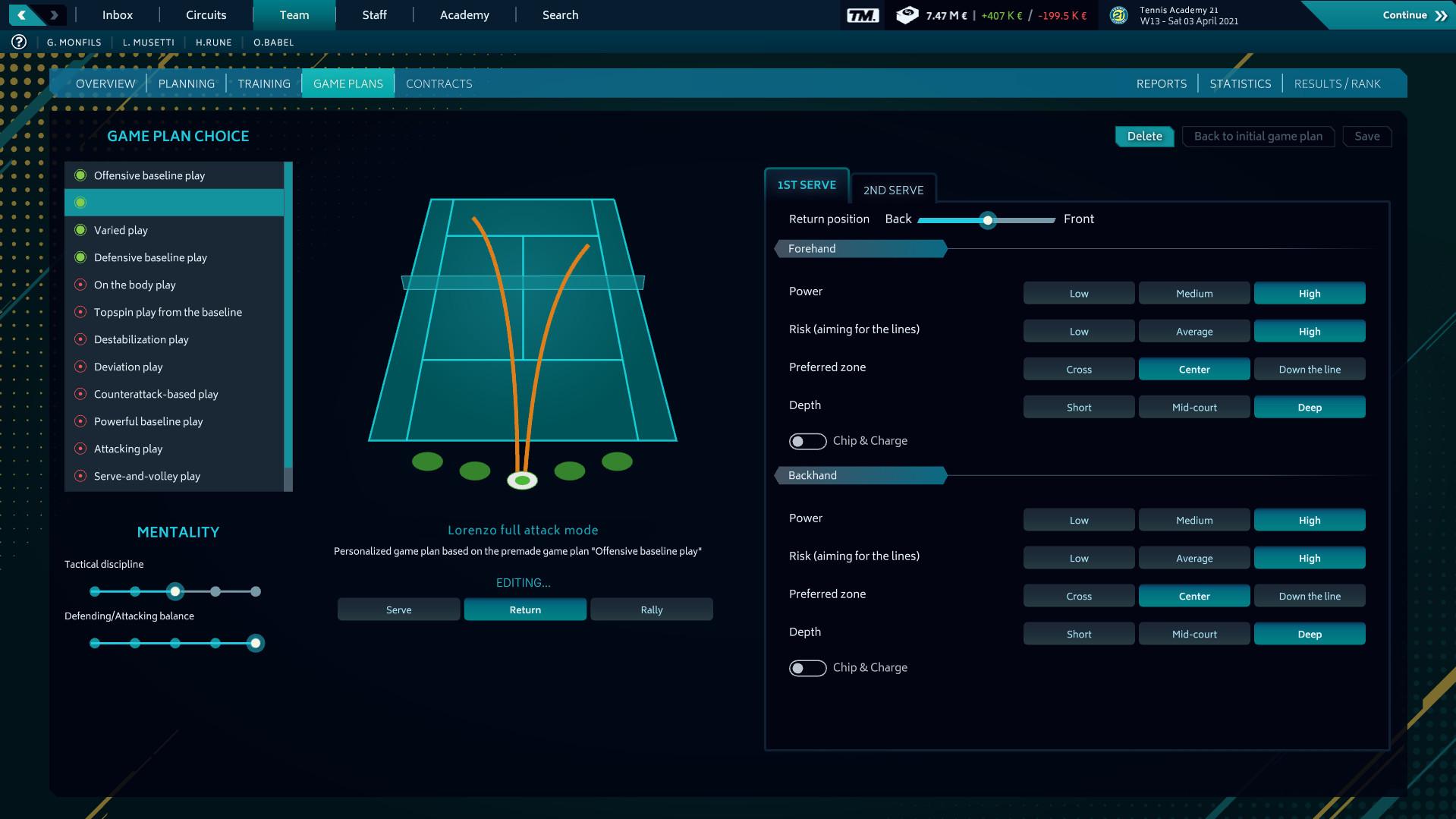 Tennis Manager 2021 اوروبي V2 رابط هديه ستيم