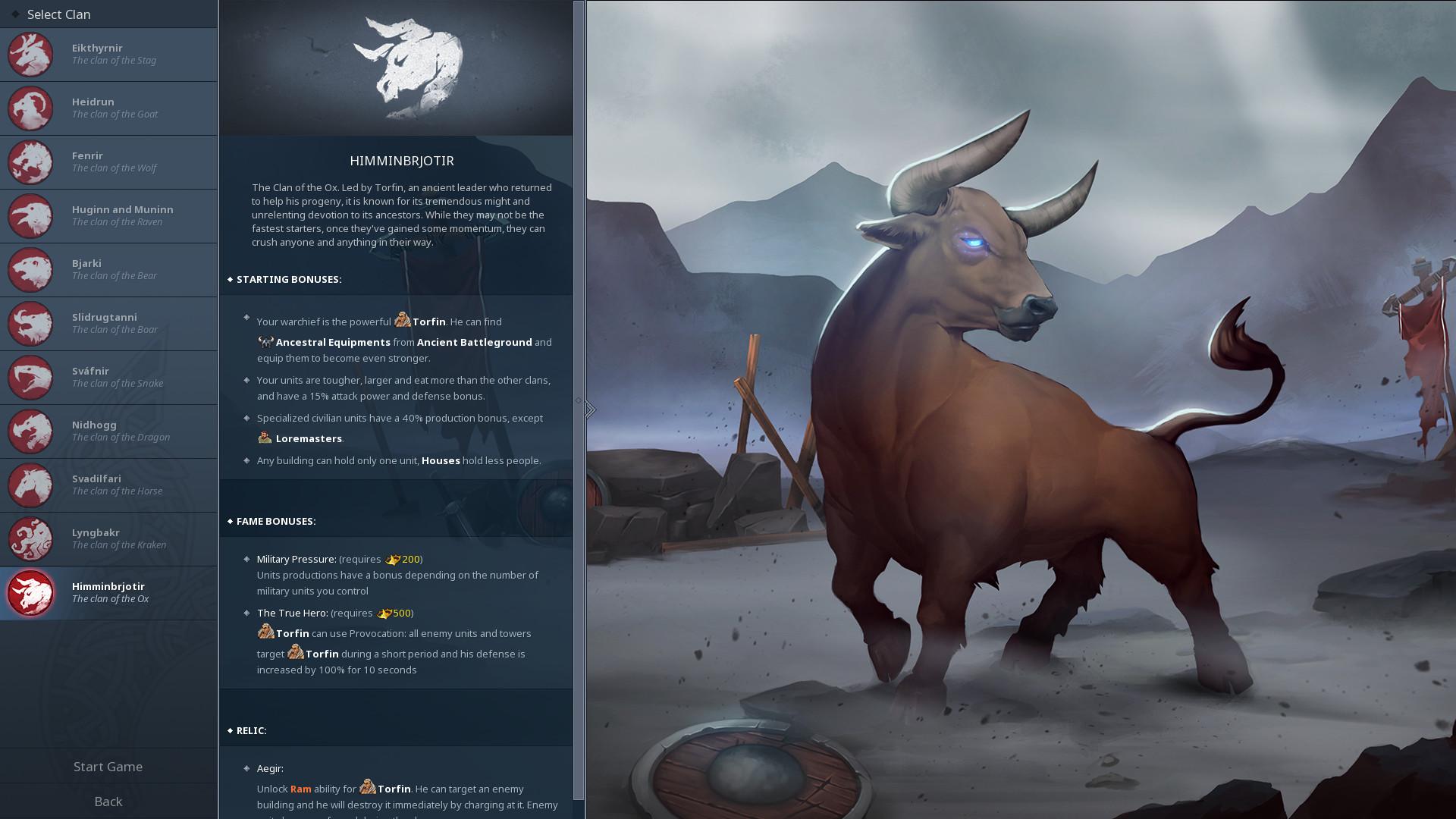 Northgard - Himminbrjotir, Clan Of The Ox DLC اوروبي بي سي ستيم كود رقمي