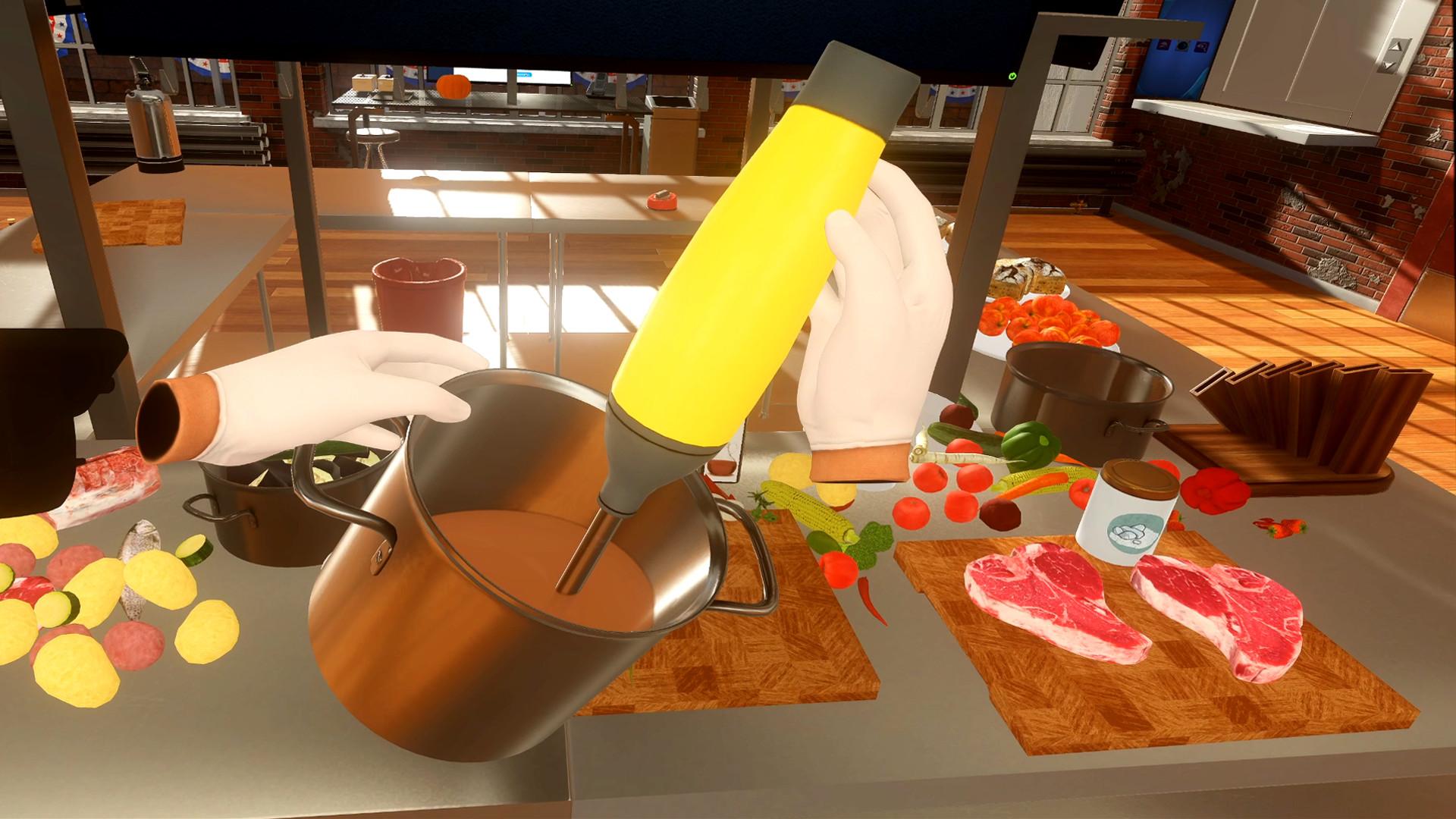 Cooking Simulator VR اوروبي V2 رابط هديه ستيم