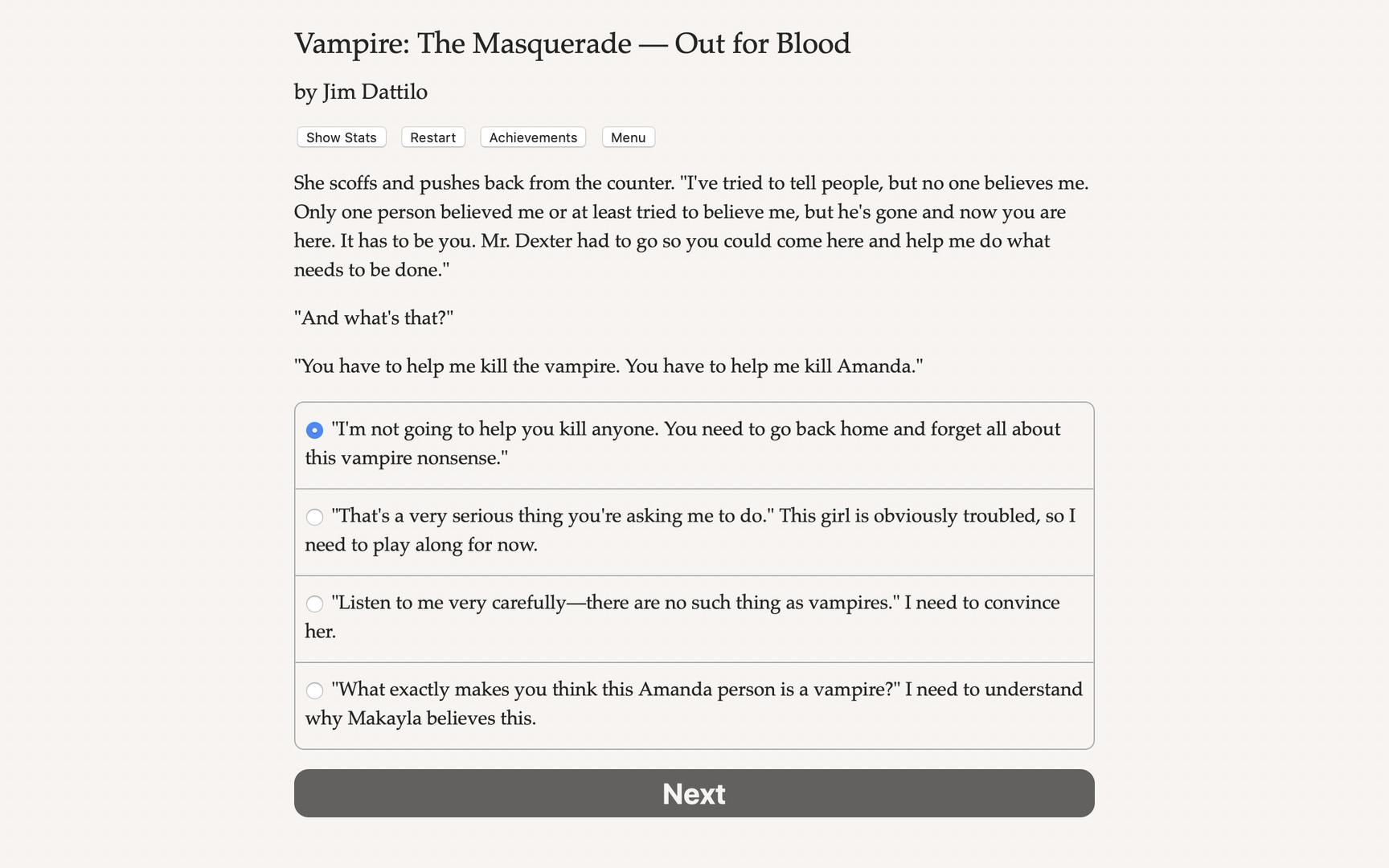 Vampire: The Masquerade - Out For Blood ستيم كود رقمي