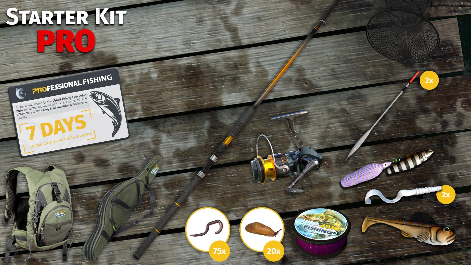 Professional Fishing - Starter Kit Pro DLC ستيم كود رقمي