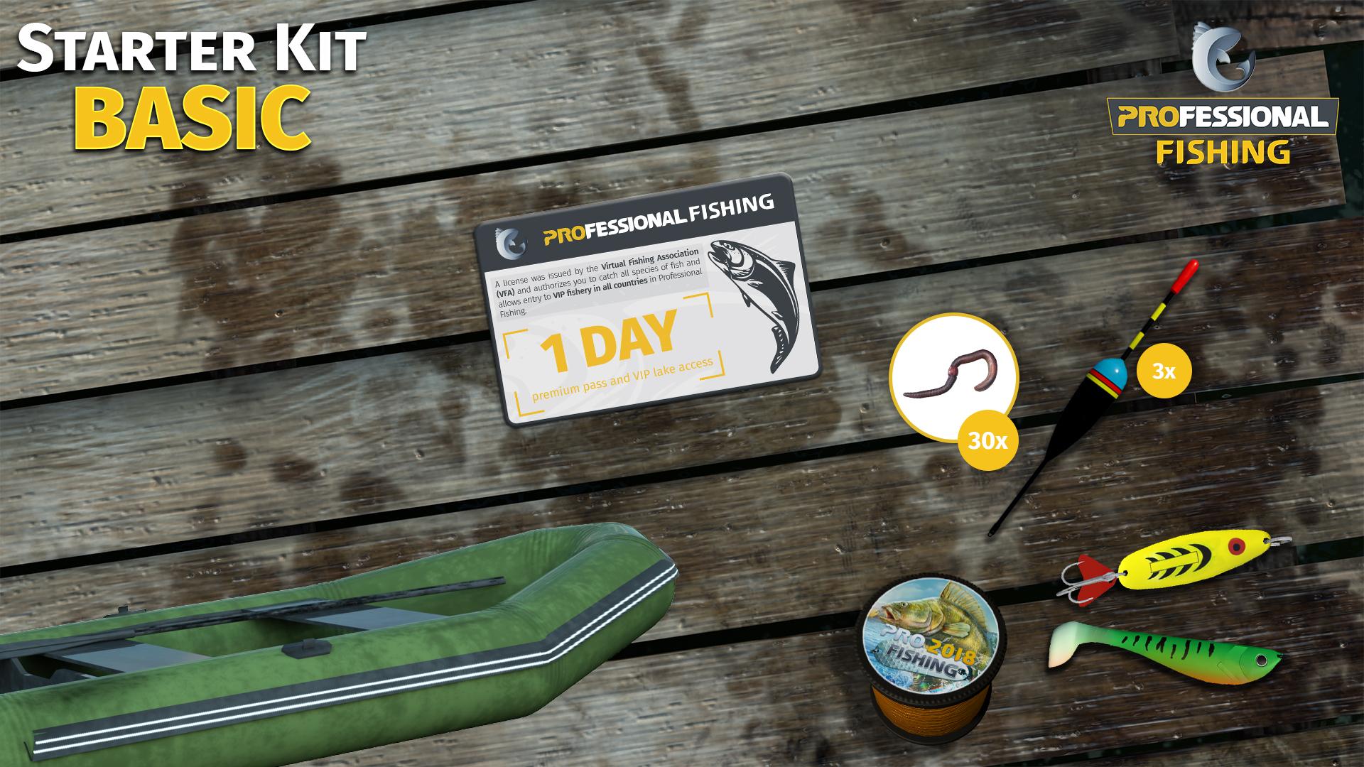 Professional Fishing - Starter Kit Basic DLC ستيم كود رقمي