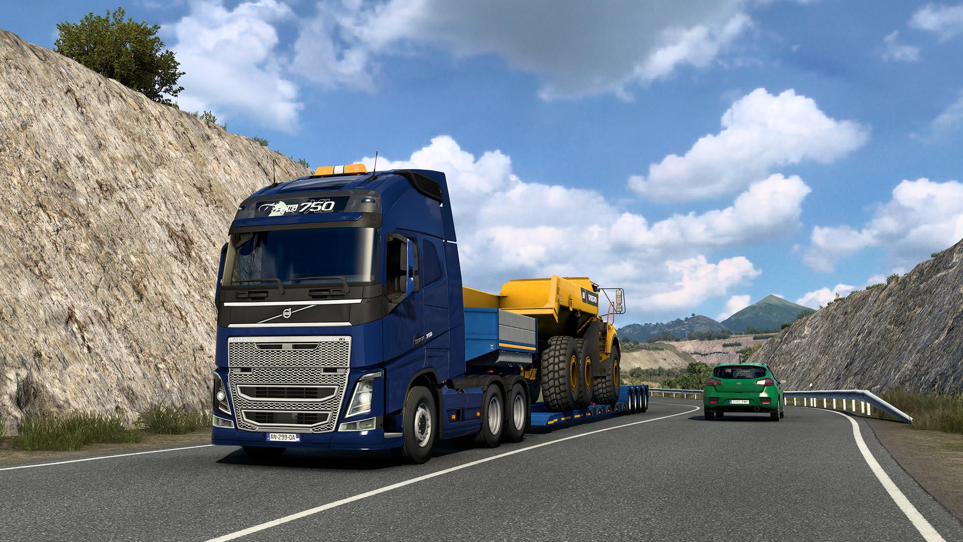 Euro Truck Simulator 2 - Volvo Construction Equipment DLC اوروبي V2 رابط هديه ستيم